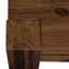 Table de salle à manger Lismore - Table rectangulaire en bois rustique, noyer antique-750961807