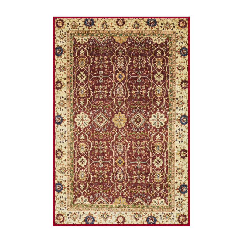 Abstract Indoor Rug, Rectangle 4' x 6'