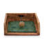 Porte-serviette rustique en bois de style campagnard