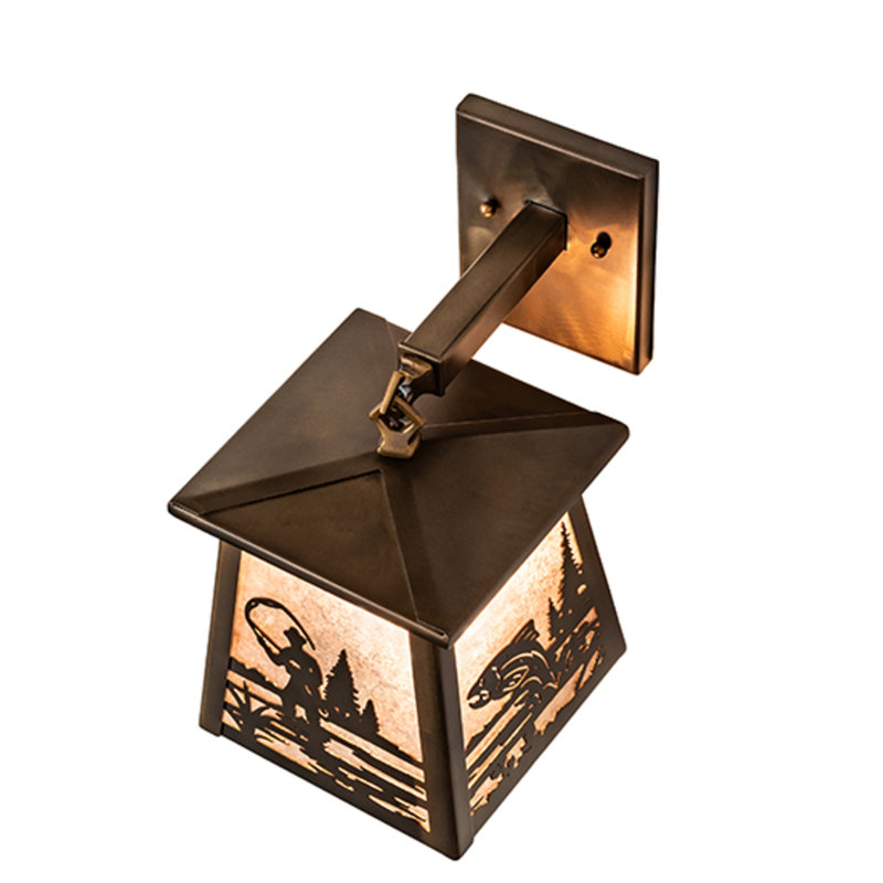 Fly Fisherman 1 - Light Armed Sconce