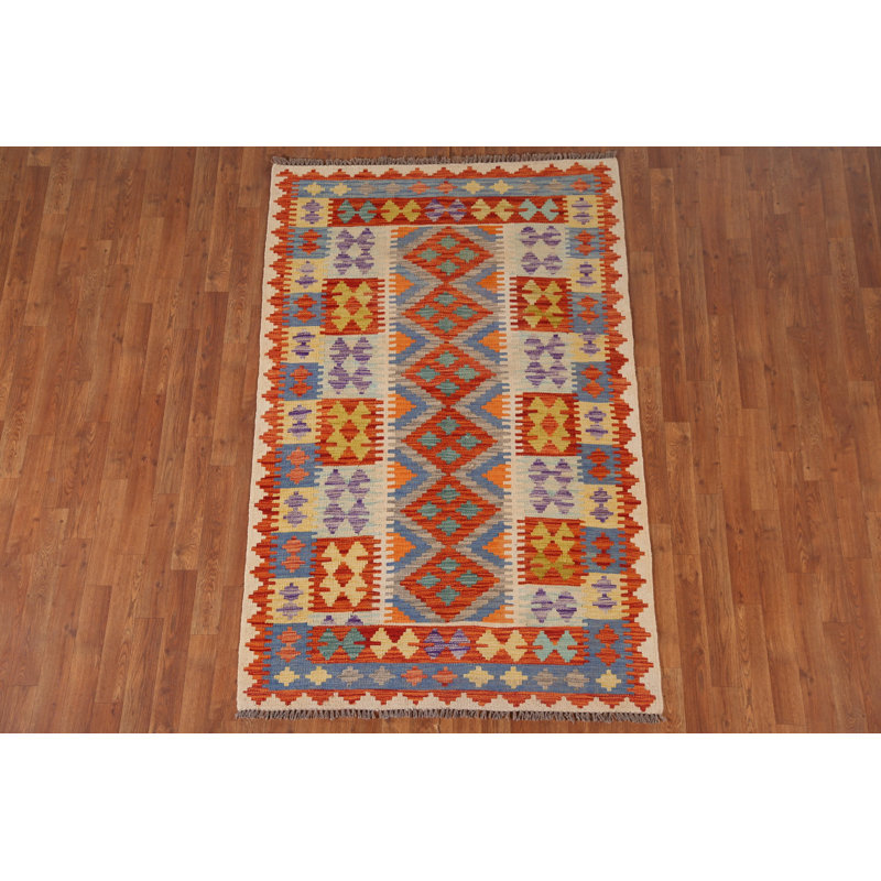 One-of-a-Kind Rectangle Jennifer Rectangle 4'1'' X 6'5'' Wool Area Rug