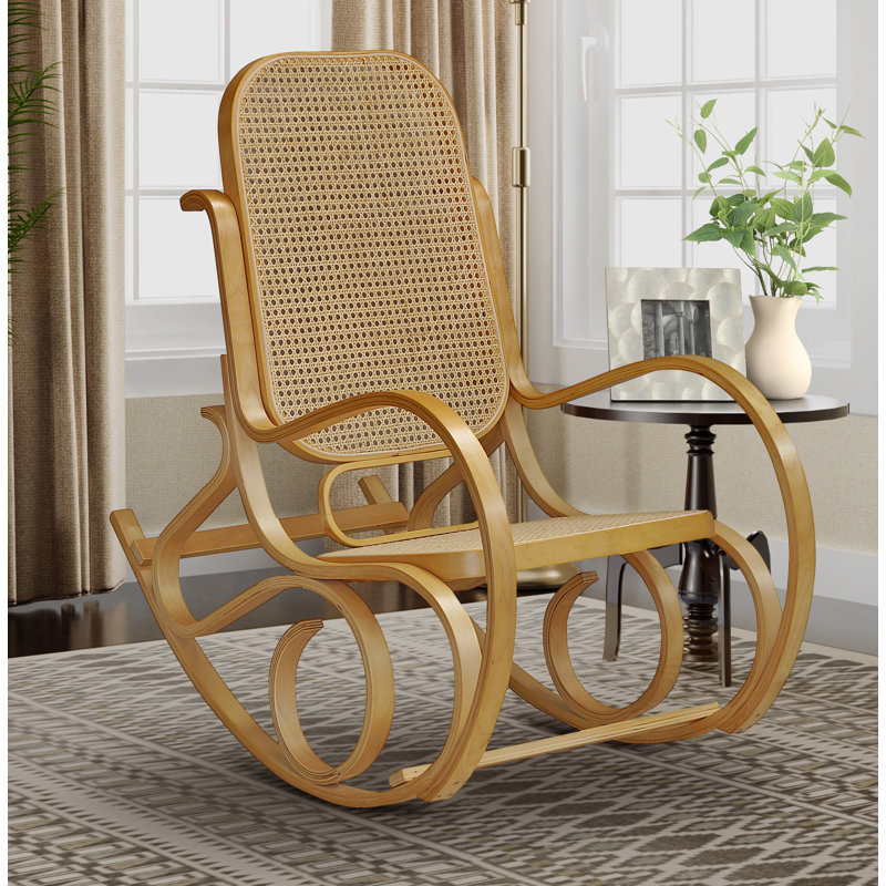 Chaise berçante Dedman, Naturel