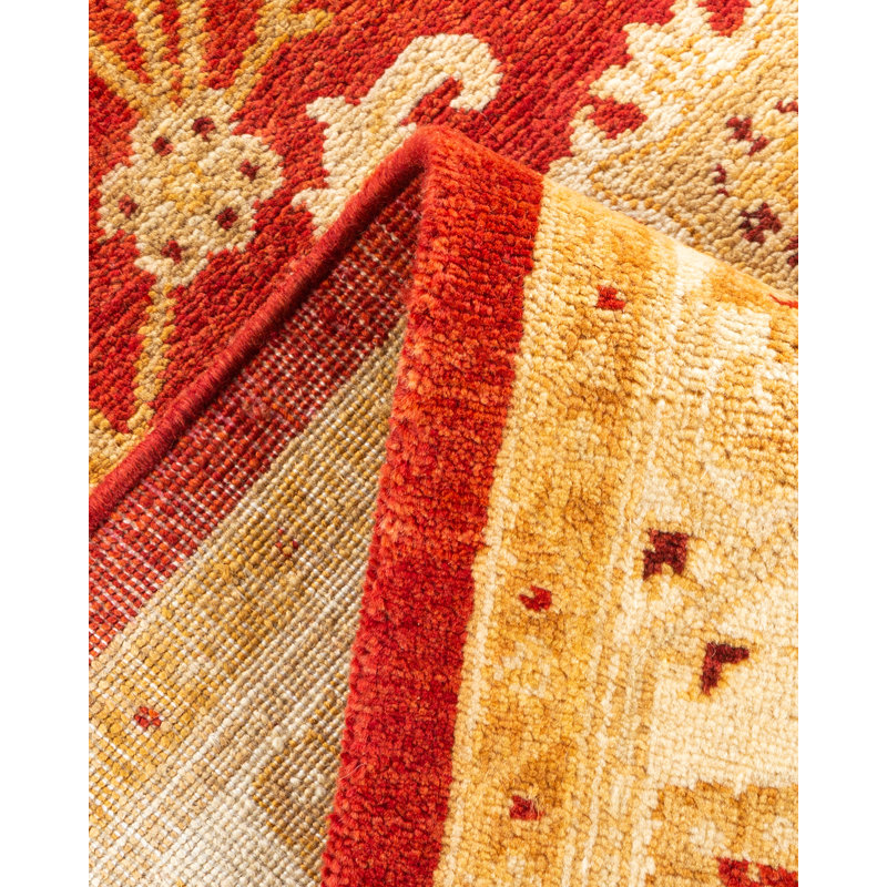 One-of-a-Kind 4' 1" x 6' 2" Hand Knotted Area Rug