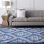 Tapis bleu foncé / gris clair Hillsby-22619748