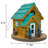 Nestling Series Cedar Point Cottage 7 in x 7 in x 7 in Birdhouse