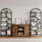 Bookshelf 6 Tier Arched Bookcase 81.7In Tall Display Racks Geometric Open Storage Shelf-106885644
