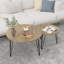 Ensemble de 2 tables basses gigognes rondes 27,56 po