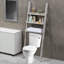Étagère pour salle de bain en bois Ervey
