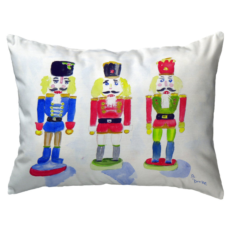 Outdoor Reversible Throw Pillow