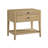 End Table, 1-Drawer Nightstand With Open Shelf
