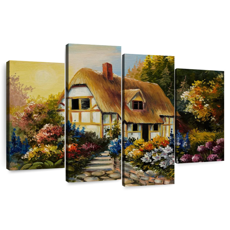 Paysage de maison de fée Lilie, H 22 po x l 36 po