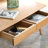 Center Table Low Table 100% Solid Wood Top