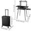 Organisateur de maquillage en aluminium