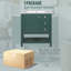 Meuble-lavabo transitionnel avec lavabo, 2 tiroirs et 1 porte-81654640