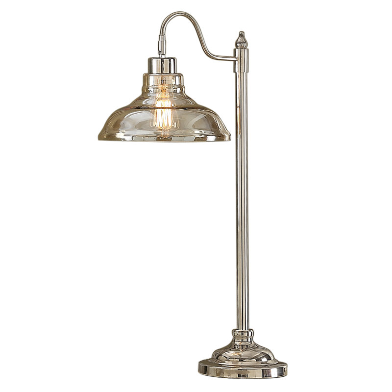 Edison Cognac Glass Industrial Table Lamp