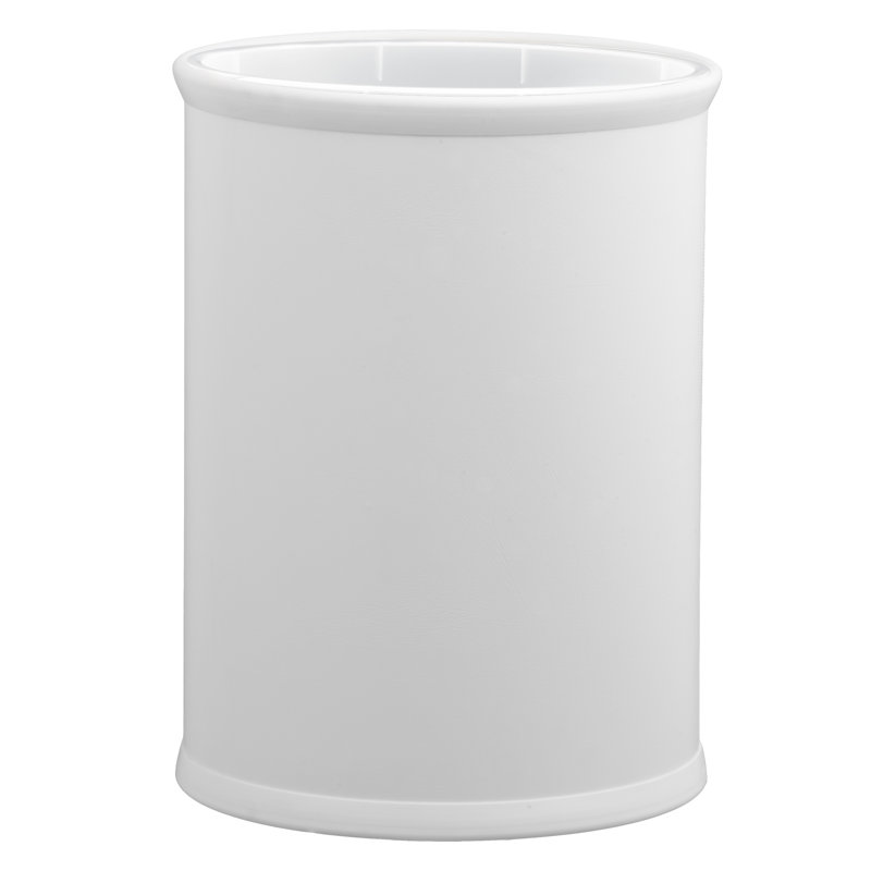 Corbeille ouverte avec doublure en plastique Lamariyah - 3,25 gallons, Blanc