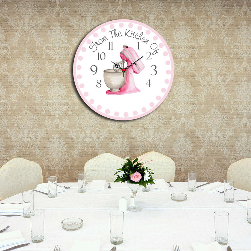 Horloge murale élégante Elegant, 15,7 po de diamètre | 100% panneau de fibres à densité moyenne avec une épaisseur de 0,2 po | Décoration élégante pour le salon, le bureau et la chambre à coucher | Design moderne, parfait pour l'élégance et la