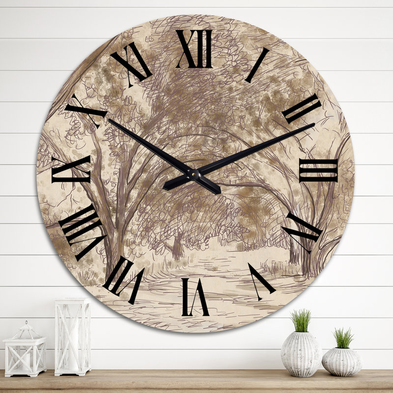 Horloge murale surdimensionnée, Grand