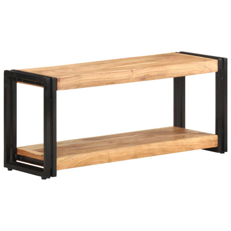 Meuble télé vidaXL, Natural, solid acacia wood, 35.4"