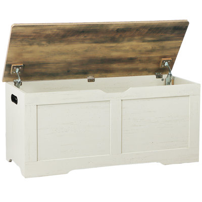 Coffre vintage en bois fabriqué Varuna