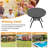 Tyrell 39" Black Cast Aluminum Outdoor Dining Table – Round Weather-Resistant Patio Table with Classic Design