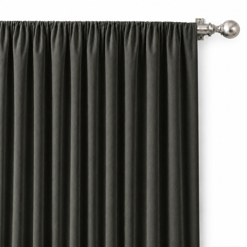 Solid Velvet | Velluto Fabric, Gunmetal