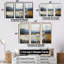 Minimalisme beige et bleu campagne IV - ensemble d'art mural campagne-107754361-107754364
