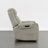 Olathe Genuine Leather Dual Motor Power Reclining Lay Flat Sofa With Power Headrest-56361591
