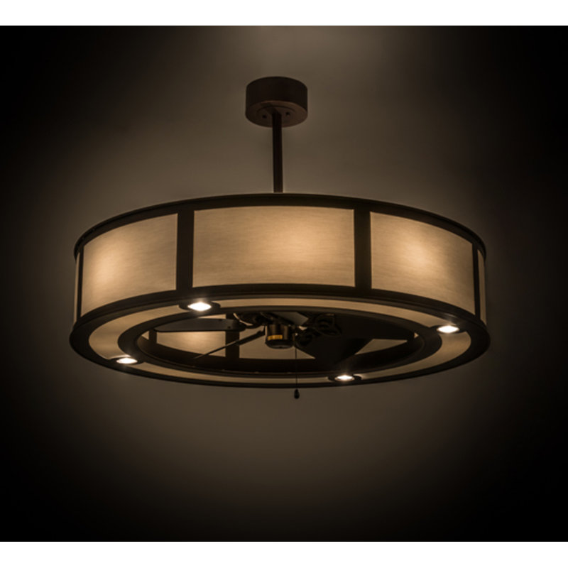 Smythe Craftsman Downrod Ceiling Fan