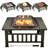 Digna Square Iron Smokeless Fire Pit-1663671336
