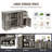 Buffet Server Storage Cabinet With 2-Door Cabinet And 2 Drawers