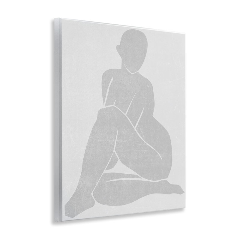 Subtle Veiled Silhouette Wall Plaque, design by Melissa Wang