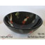 Novatto 16.5'' Black Glass Circular Bathroom Sink