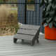 Byrnes Outdoor Adirondack Chair With Table