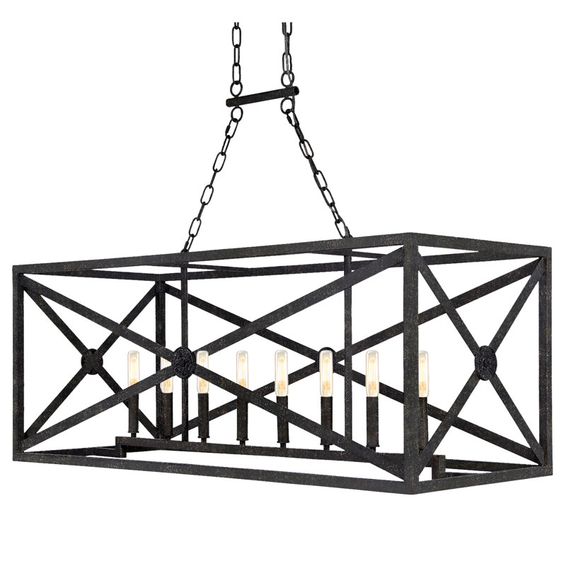 Medallion 8 - Light Pendant, Antique Black
