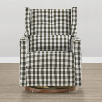 Drenna Tufted Upholstery Manual Swivel Glider Recliner