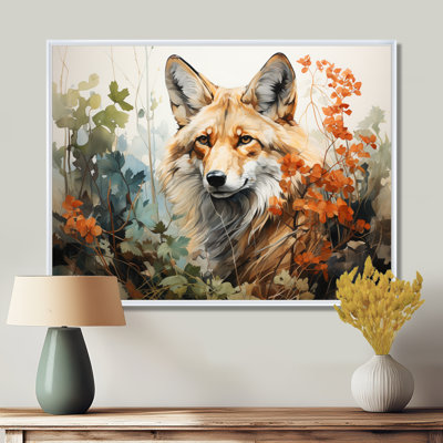 «Bivan Fox Wilderness Observer», art mural encadré