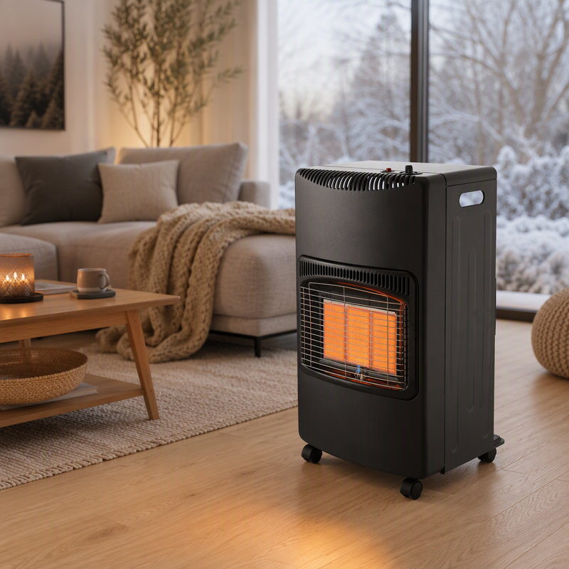 450 Sq.Ft Propane Standing Patio Heater 18000 BTU