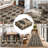 Animal Print Machine Washable Rugs for Living Room Bedroom Non Slip Soft Low Pile Checkered Indoor Carpet for Dining Room-700850400