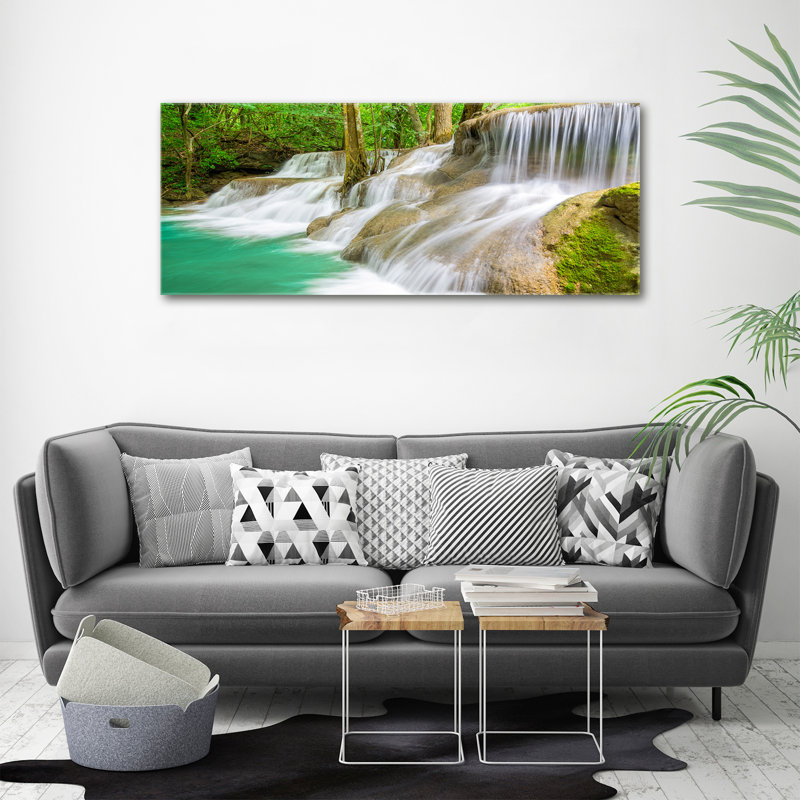 Waterfalls - No Frame Print on Canvas
