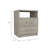 2-Drawer 1-Shelf Rectangle Nightstand