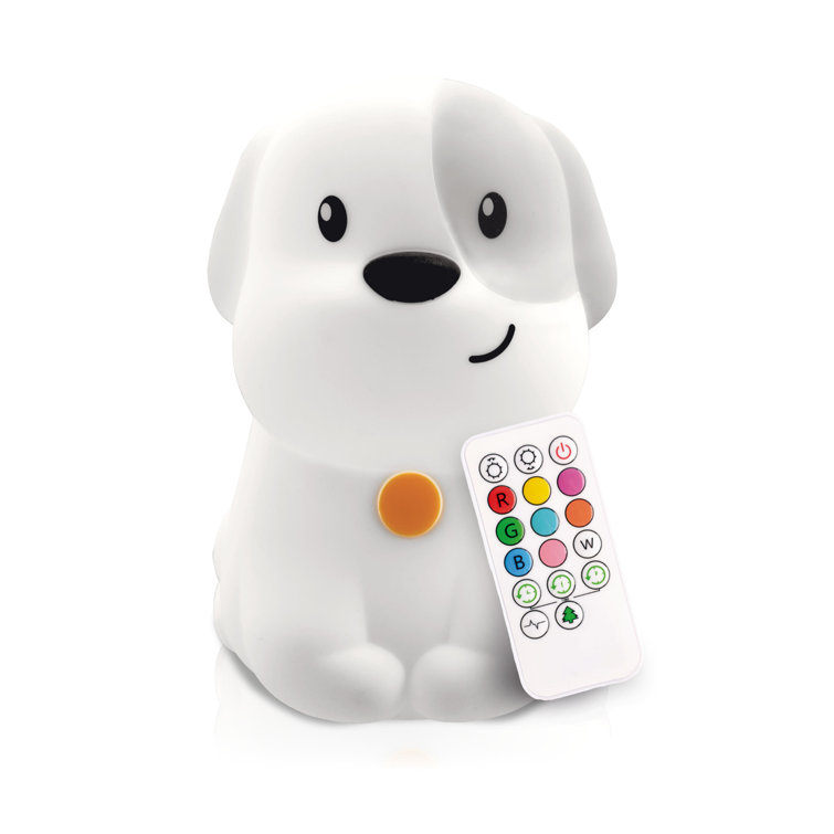 LumiPets LED Kids' Night Light Lamp with Remote - Bear