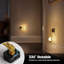 Veilleuse DEL, à brancher sur secteur, intensité lumineuse réglable de 0 à 100 lm | Veilleuse rotative à 330° avec capteur crépusculaire, luminosité ajustable, idéale pour les enfants, la salle de bain, la chambre, le corridor, ensemble de 2