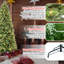 5 pi. Arbre de Noël 756 pointes avec 250 lumières à DEL blanc chaud - branches mixtes en PVC + PE, structure à charnières pour une installation facile, support en métal pour un soutien solide - décoration luxueuse des Fêtes-1977593726