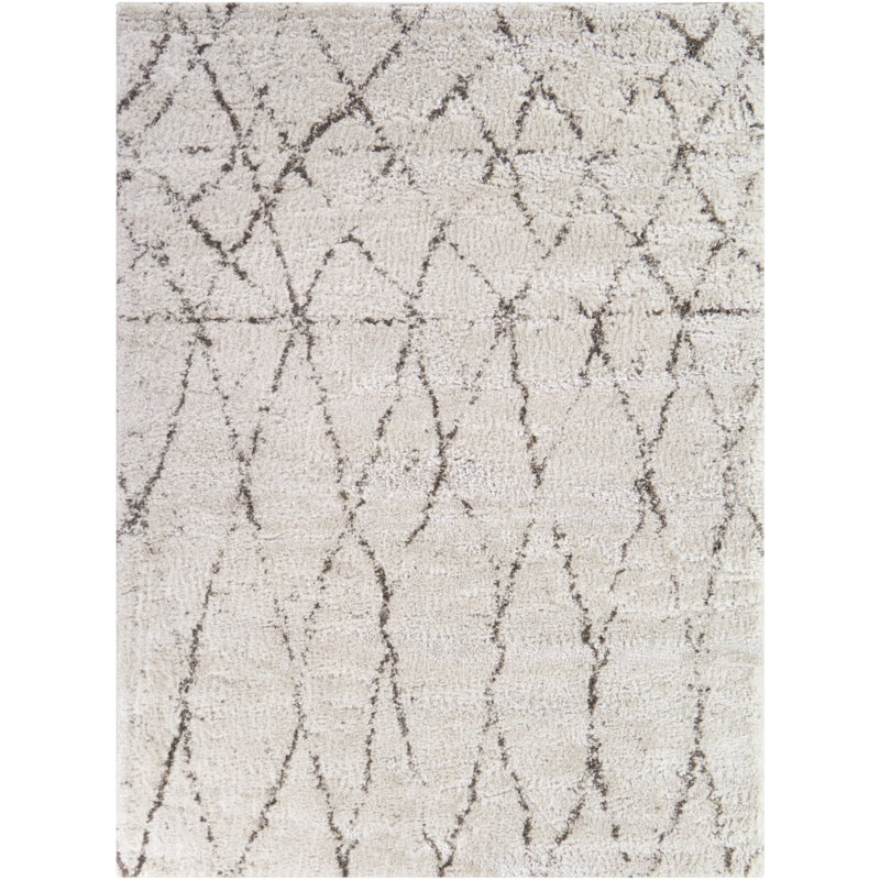 Tapis marocain à motif abstrait Wegener, Rectangle 7 pi 10 po x 10 pi