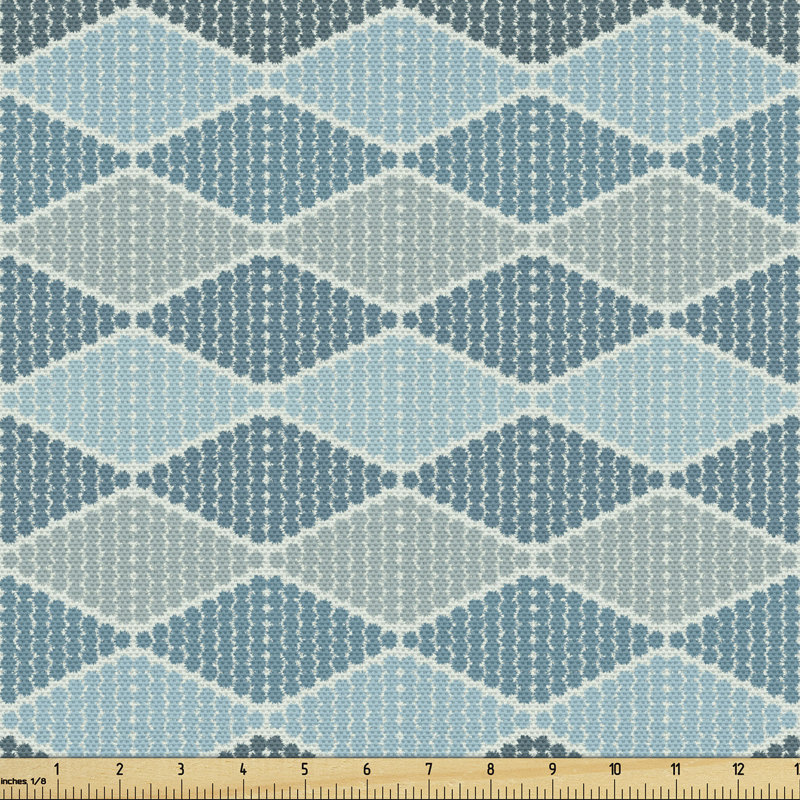 Chauntrice Rhombuses Symmetric and Horizontal Multi-Purpose Fabric