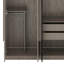 6-Doors Wooden Wardrobe Storage For Bedroom,With 2 Drawers Inside
