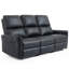 Aburio 3 Seater Faux Leather Reclining Sofa-145634288