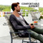 Ensemble de 2 fauteuils oscillants d'extérieur Outsunny