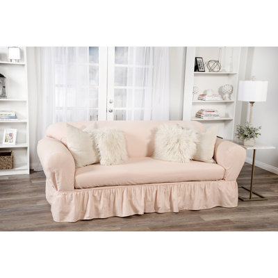 Cotton Box Cushion Sofa Slipcover